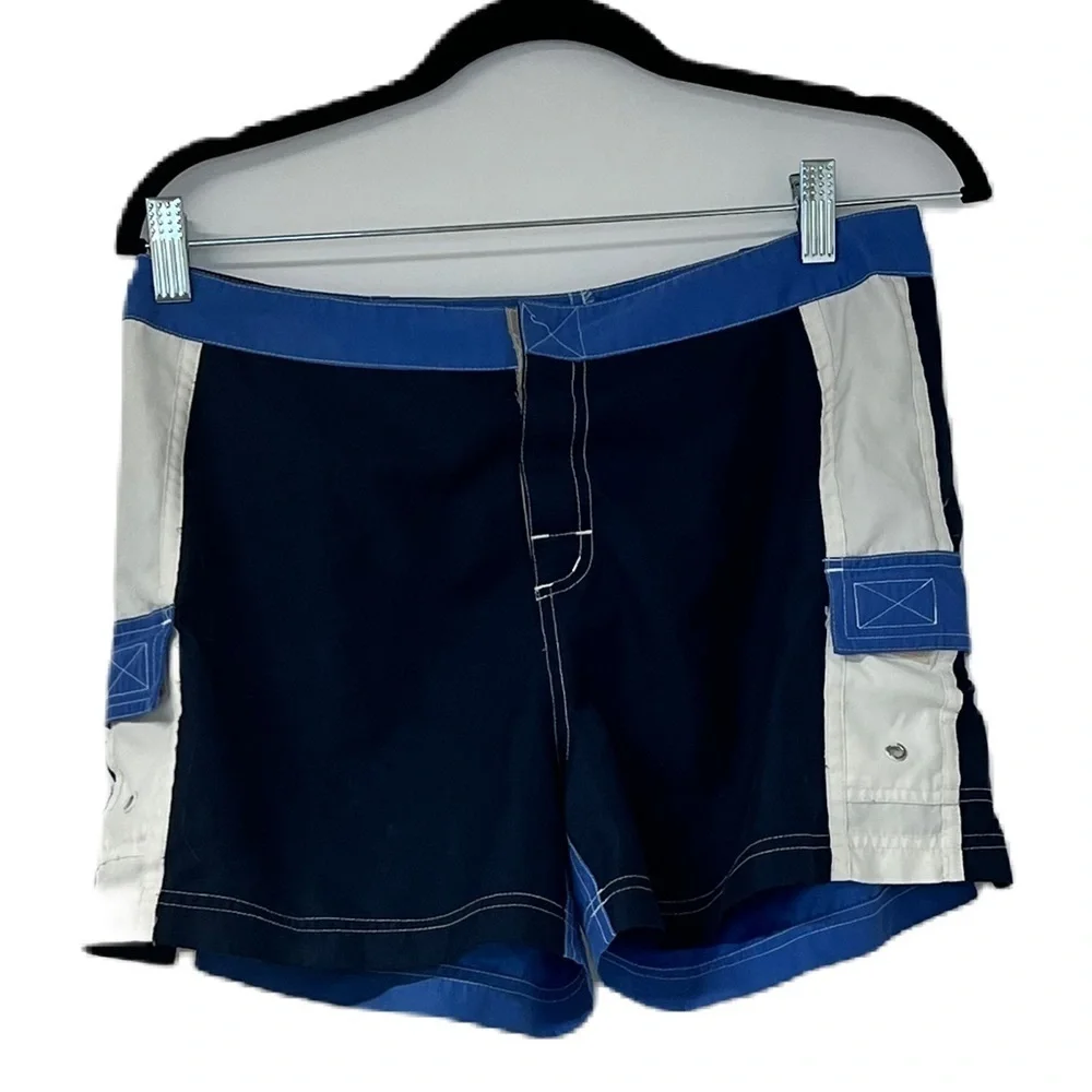 725 originals men’s blue and black men’s swimsuit size medium